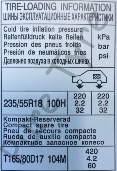 toyota-rav4-23555r18-tyre-pressure-placard
