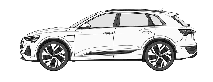 Audi Q8 e-tron 2018