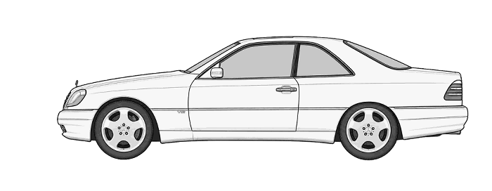 Mercedes Benz CL Class 1999