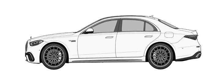 Mercedes Benz S Class AMG S63 2021