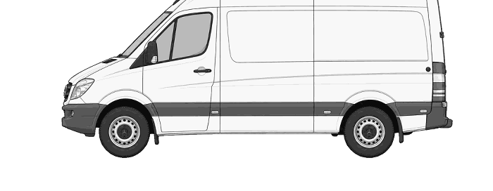 Mercedes Benz Sprinter Single Rear 2014