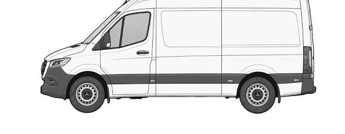 Mercedes Benz Sprinter Single Rear