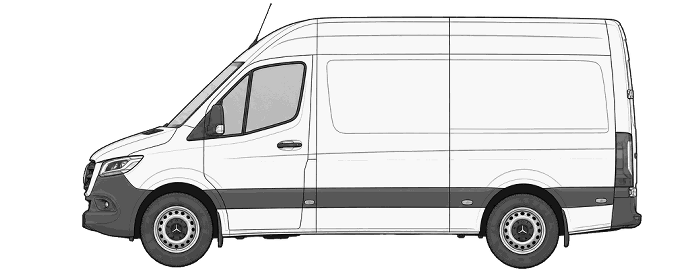 Mercedes Benz Sprinter Single Rear