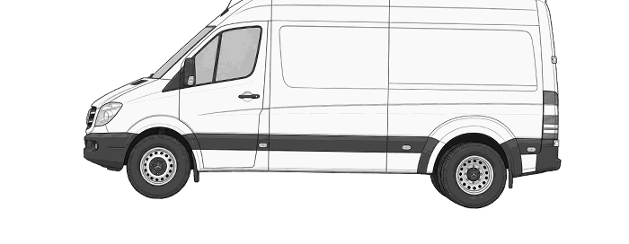 Mercedes Benz Sprinter Twin Rear 2012
