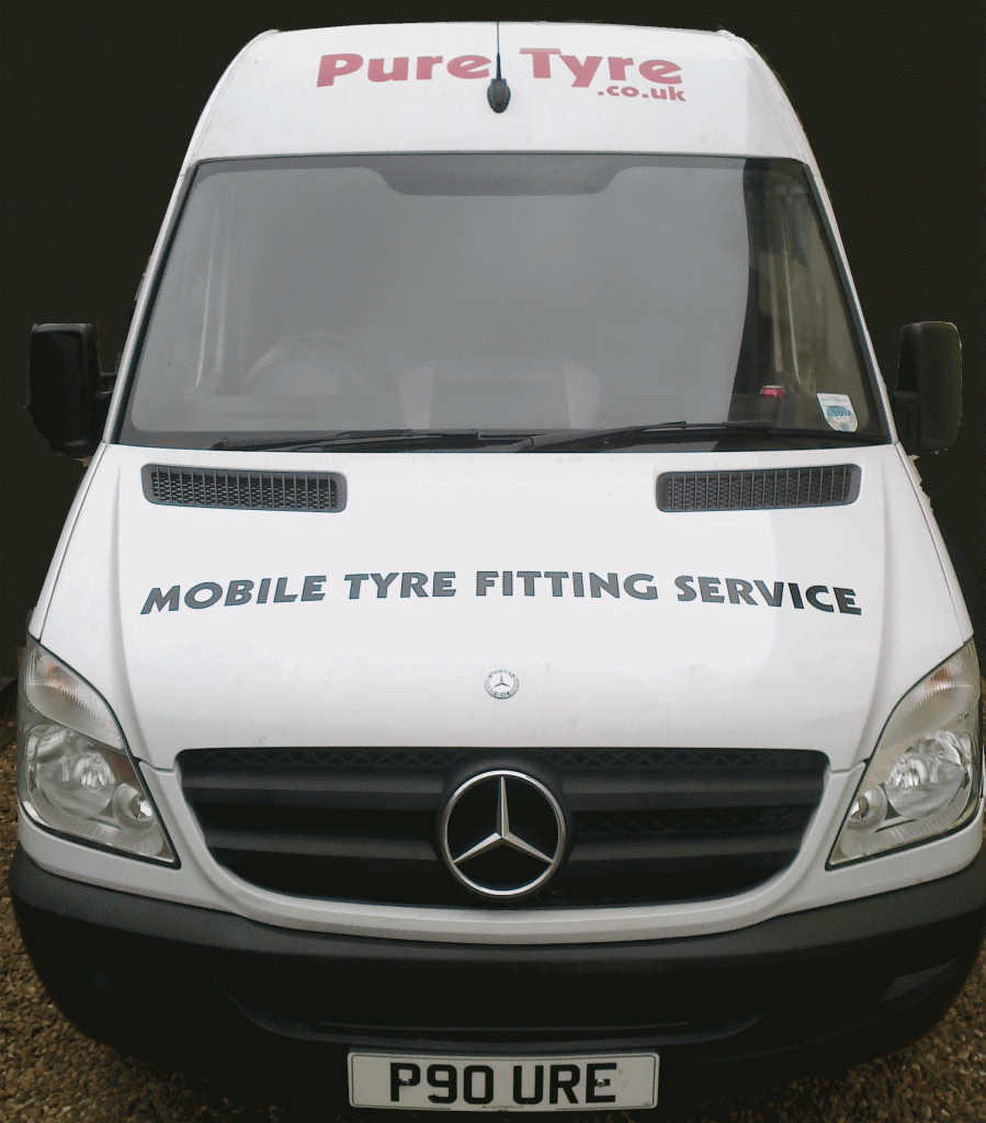 Front of Pure tyres mercedes sprinter