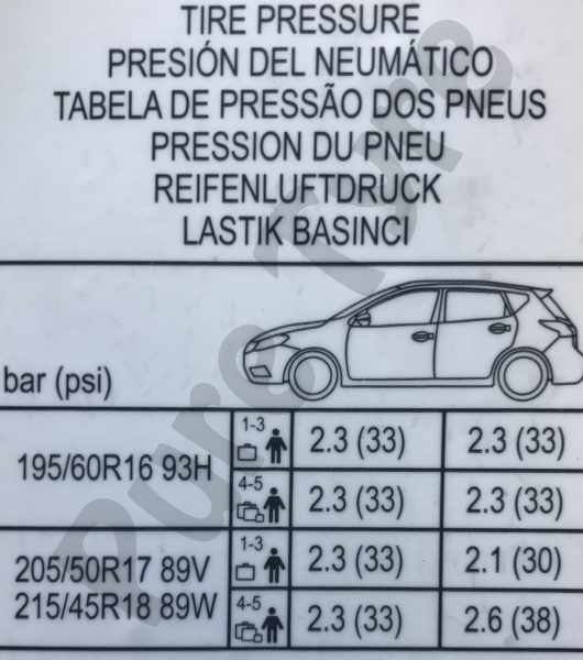 nissan-pulsar-tyre-pressure-placard