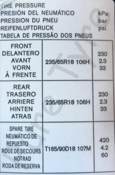 nissan-murano-tyre-pressure-placard