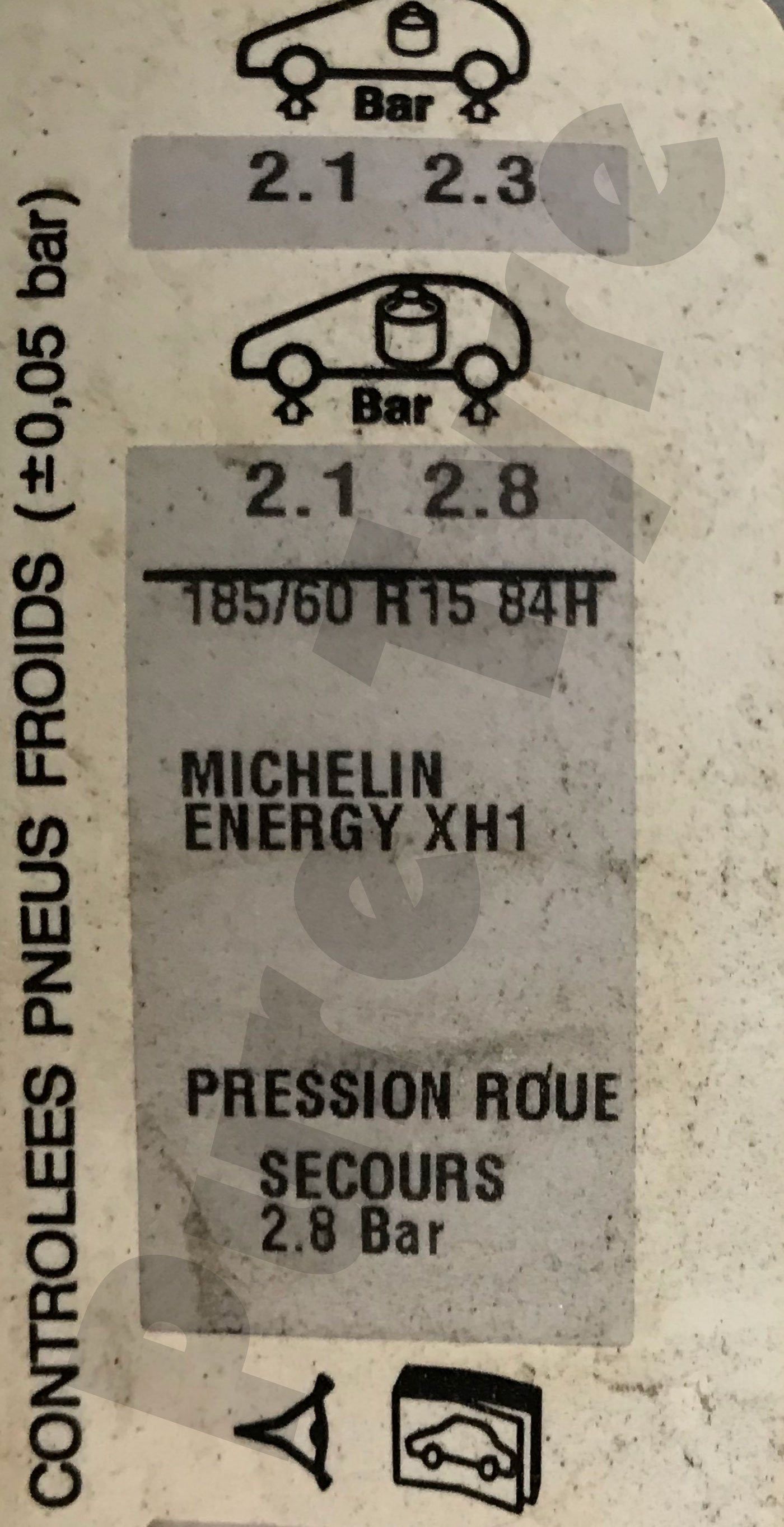 Citroen C3 2002 To 2010 Tyre