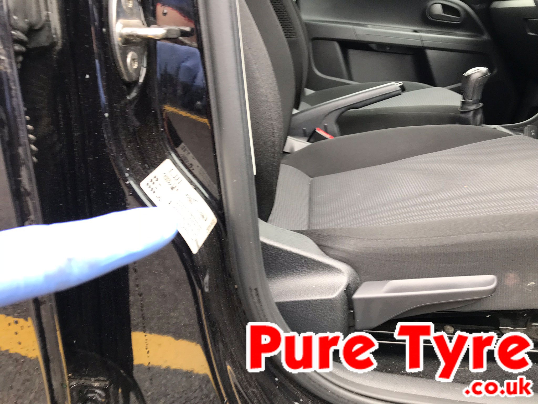 SkodaCitigoTyrePressurePlacardLocation Pure Tyre 01603 462959