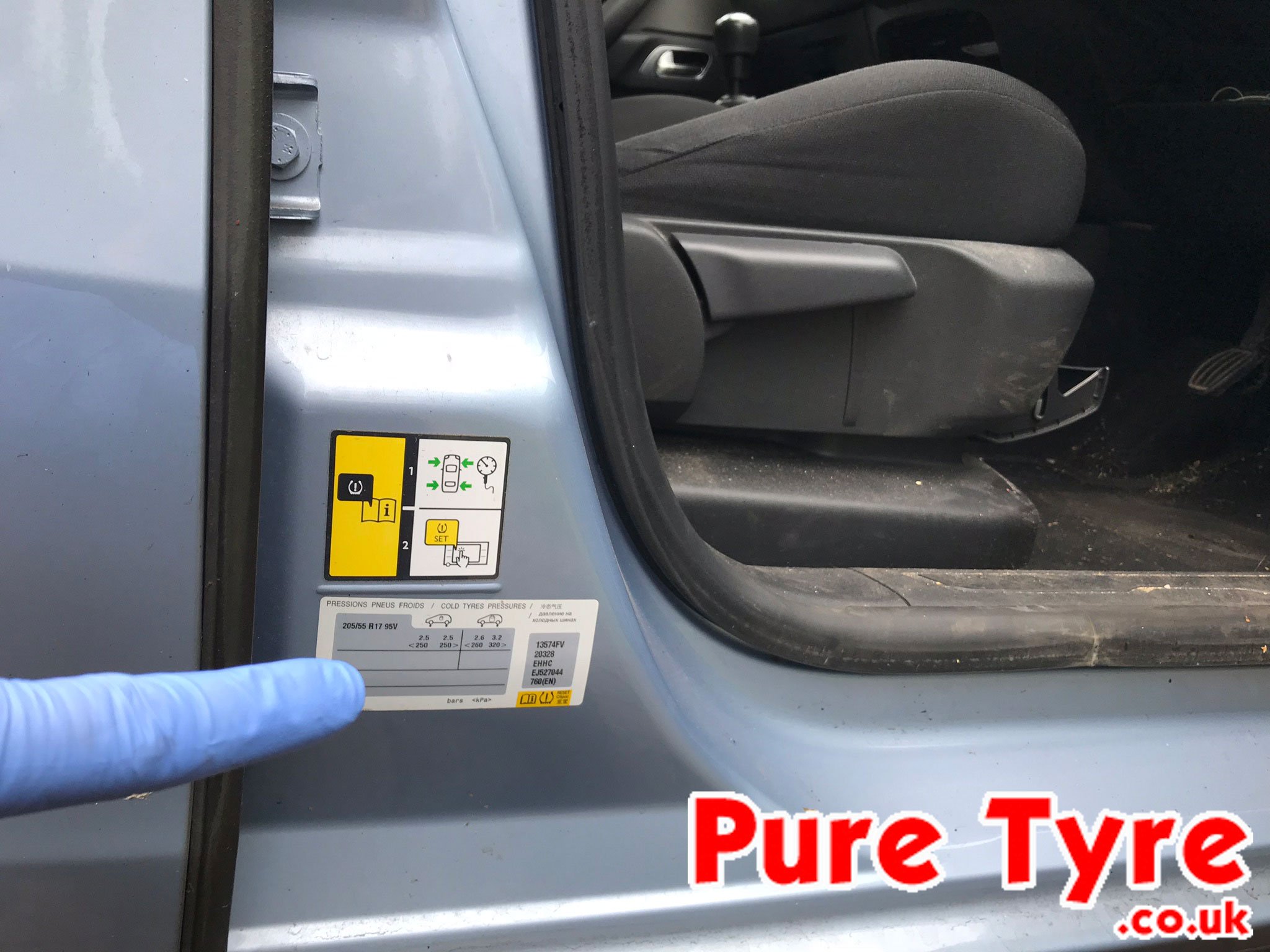CitroenC4GrandPicassoTyrePresurePlacardLocation Pure Tyre 01603 462959 CitroenC4GrandPicassoTyrePresurePlacardLocation Pure Tyre 01603 462959