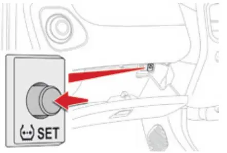 C1 tyre pressure monitor reset